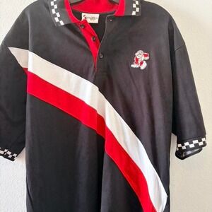 Disney Mickey Mouse black & red polo shirt #disney #polo Grumpy'